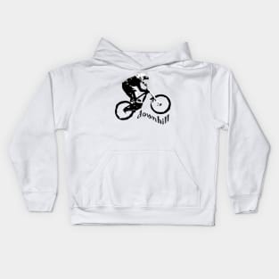 mountain bike downhill Kids Hoodie